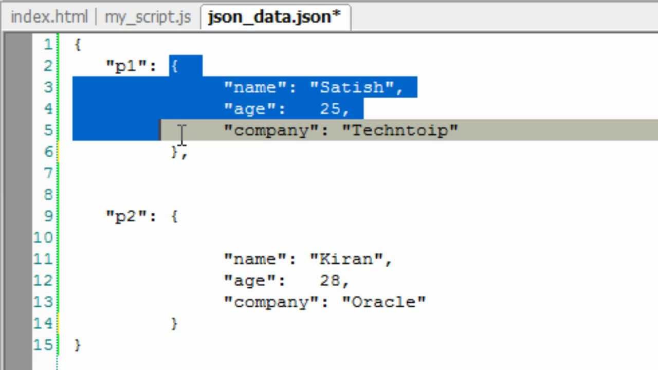 javascript parse json array
