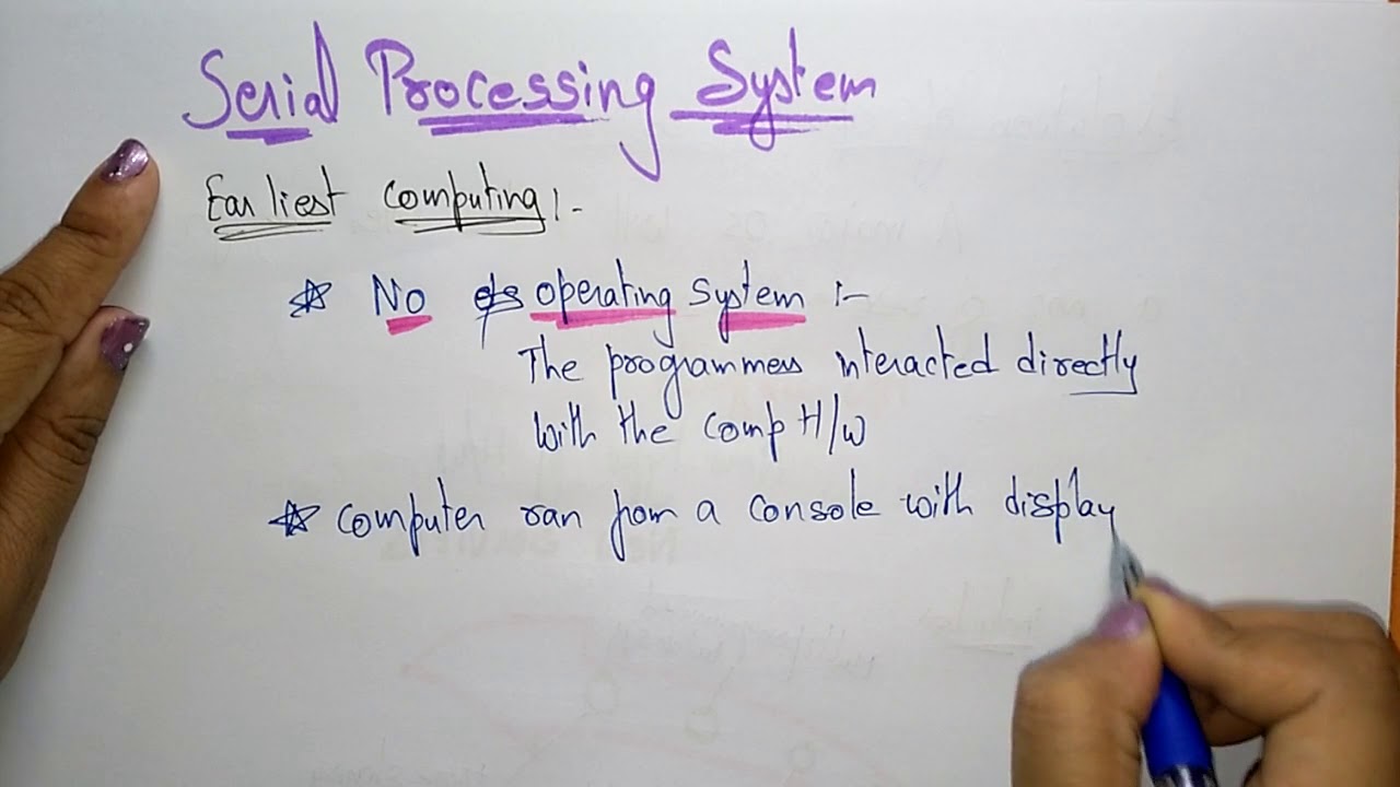 serial processing operating system